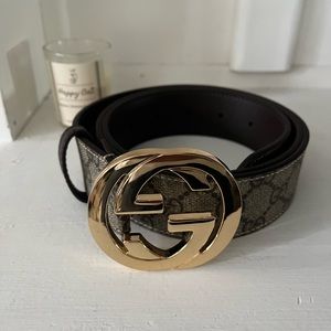 🔥Authentic Gucci Supreme G Buckle Belt With tags and dust bag, no box.🔥